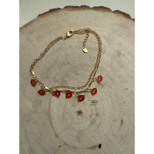 Gold Plated Anklet 11"